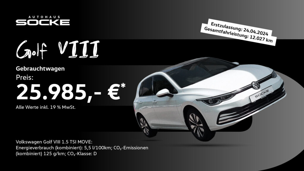 Gebrauchtwagen VW Golf Move VIII
