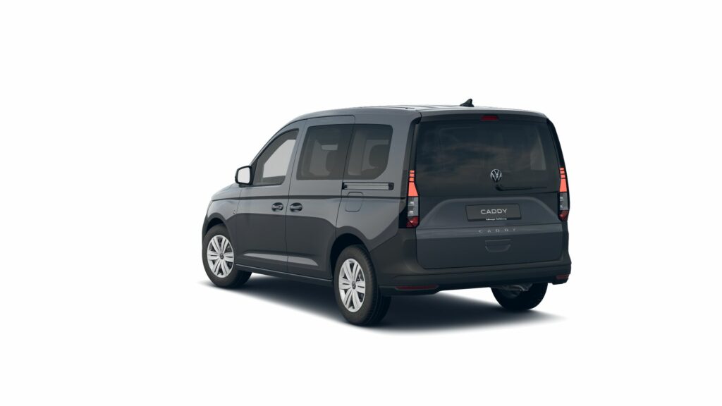 VW Caddy Gesamtansicht von hinten