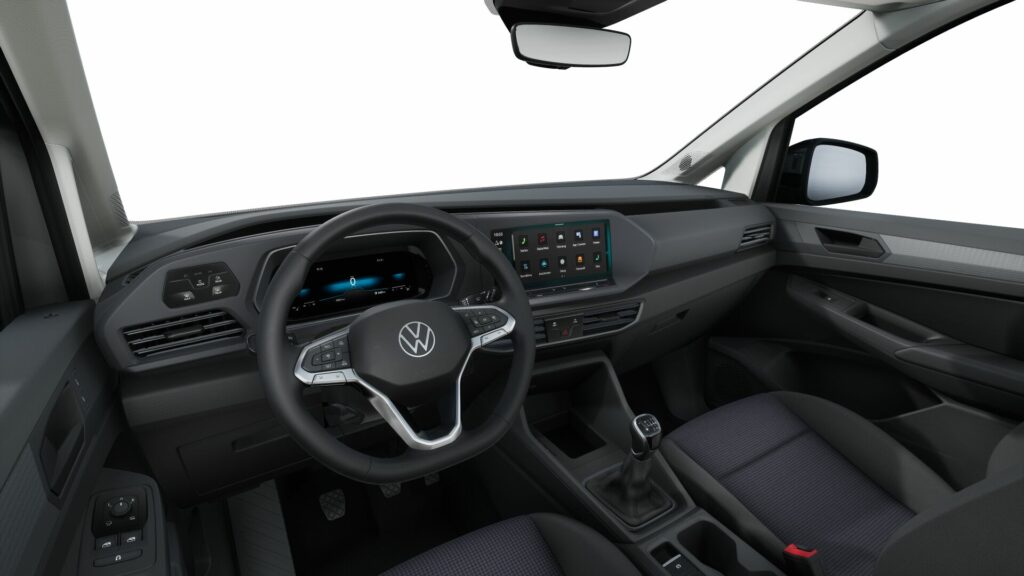 VW Caddy, Innenansicht mit Cockpit