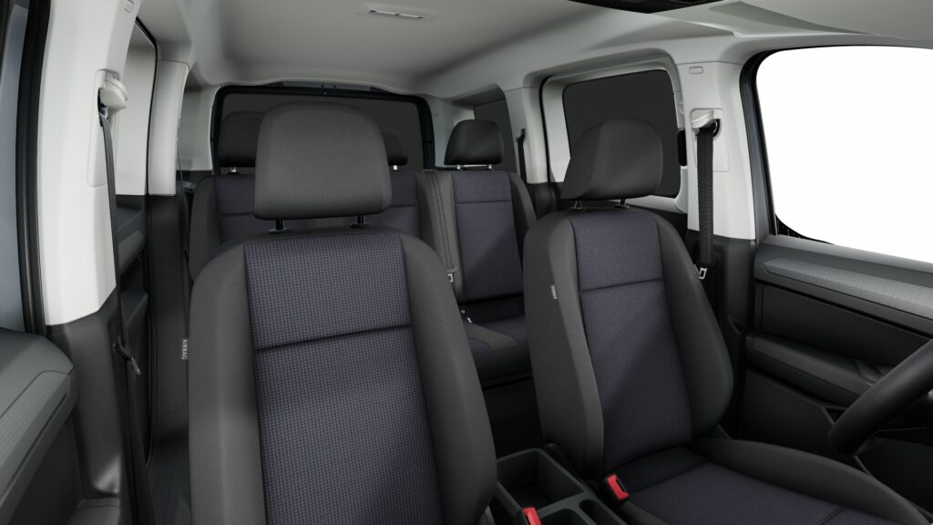 VW Caddy, Innenansicht der Sitze