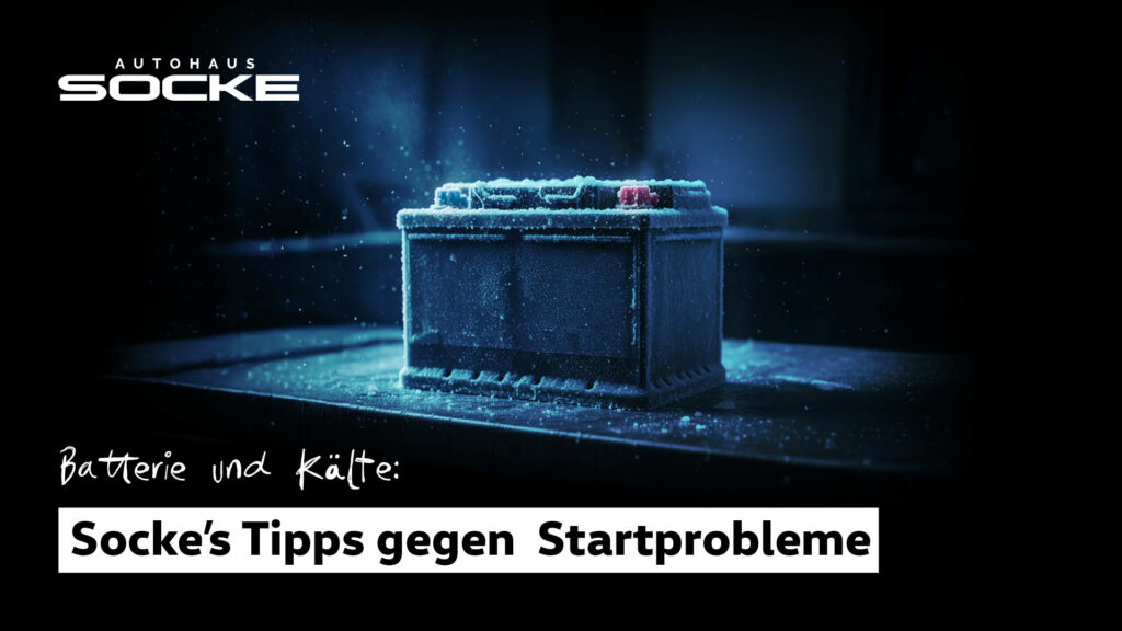 eingefrorene Autobatterie mit Sockes Tipps geben Startprobleme