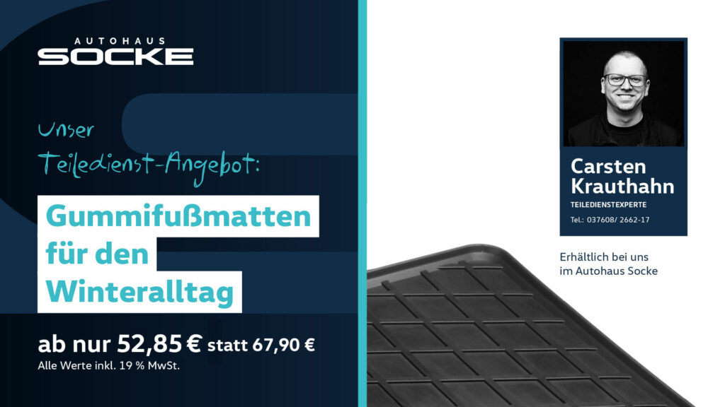 Teiledienstangebot Gummifußmatten ab 52,85 €