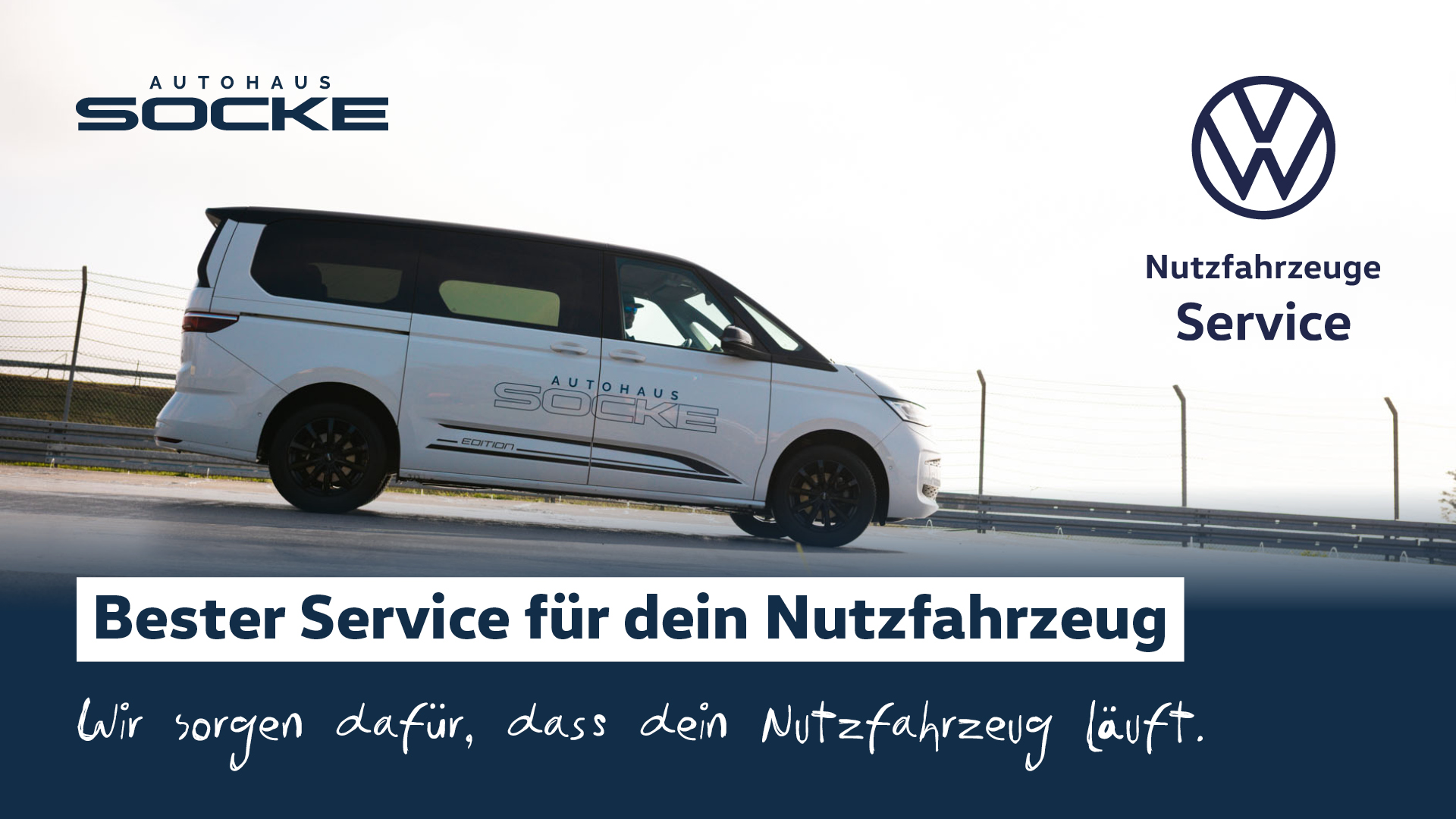 Bester Nutzfahrzeugservice, VW Multivan fährt am Sachsenring