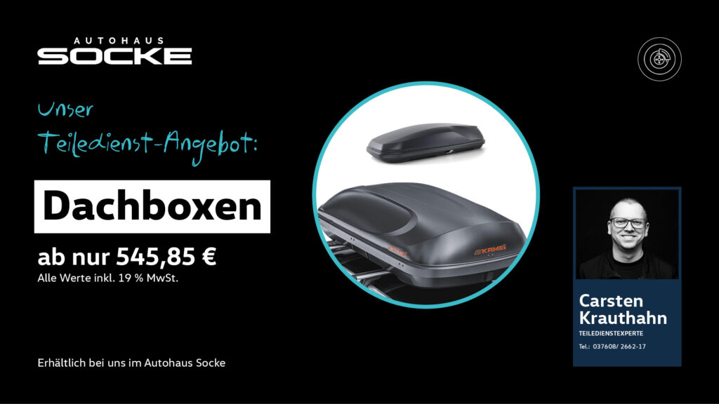 Teiledienstangebot für VW Dachboxen