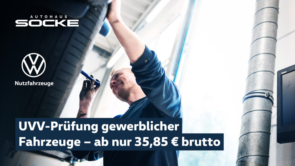UVV-Prüfung gewerblicher Fahrzeuge – ab nur 35,85 €