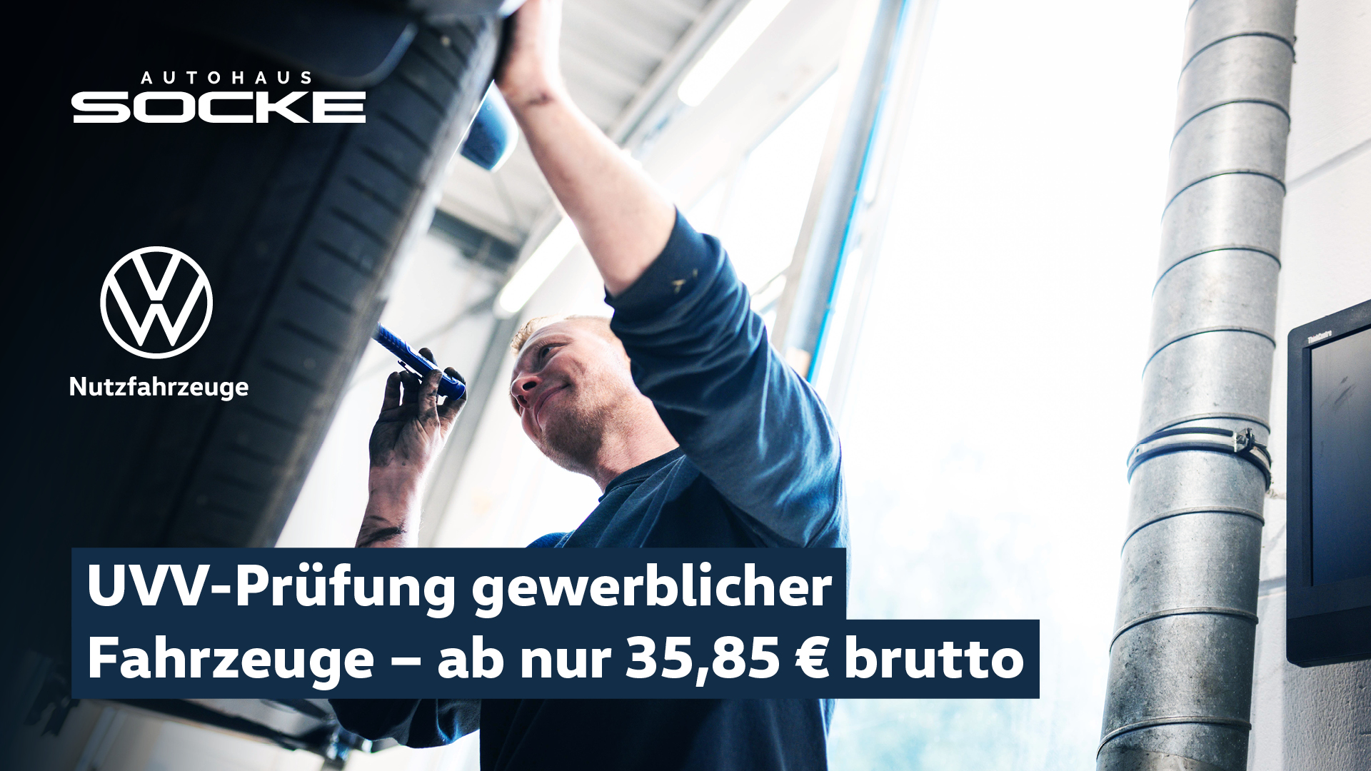 UVV-Prüfung gewerblicher Fahrzeuge – ab nur 35,85 €