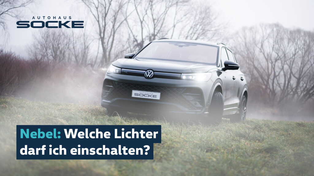 Auto bei nebliger Sicht. Welche Lichter darf ich einschalten?