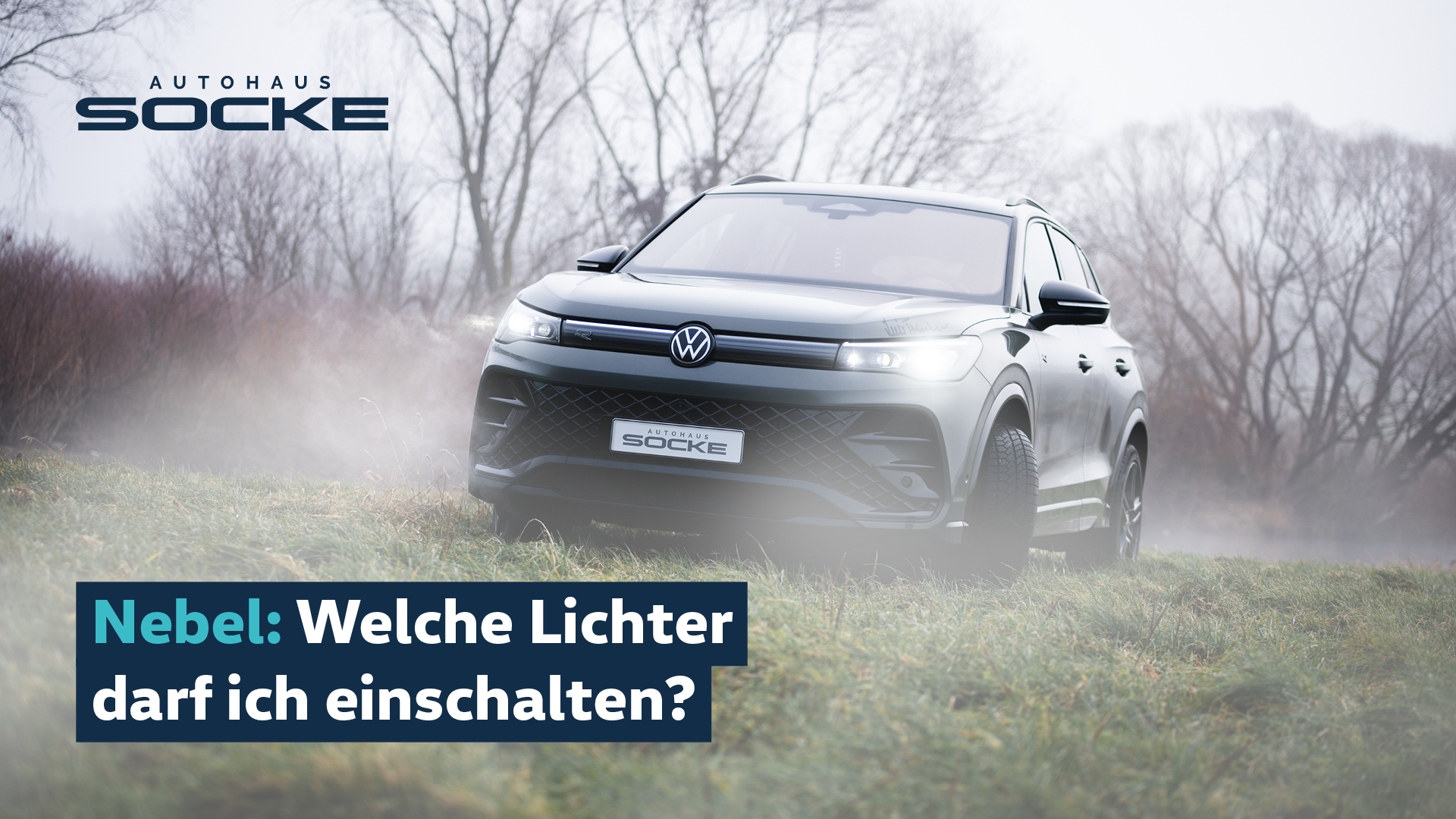 Auto bei nebliger Sicht. Welche Lichter darf ich einschalten?